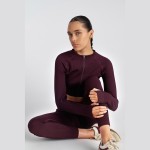 Γυναικεία Cropped Ζακέτα με Φερμουάρ SUGARFREE