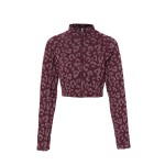Γυναικεία Ζακέτα με Φερμουάρ και Animal Print SUGARFREE