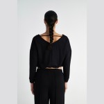 Γυναικεία Cropped Μπλούζα με V Λαιμόκοψη SUGARFREE