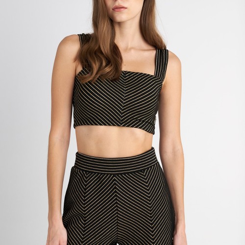 Γυναικείο Σορτς με Ριγέ Σχέδιο Σεβρόν SUGARFREE