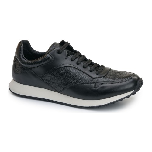 Unisex Δερμάτινα Sneakers NAVY & GREEN