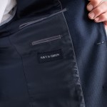 Unisex Σακάκι με Ανάγλυφη Υφή NAVY & GREEN Unisex Σακάκι με Ανάγλυφη Υφή NAVY & GREEN
