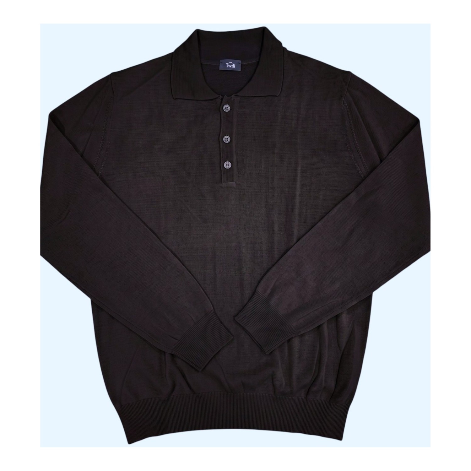 ΠΛΕΚΤΟ POLO 50% LANA 50% ACRILICA ΜΟΝΟΧΡΩΜΟ