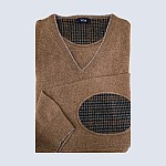 ΠΛΕΚΤΟ WOOL V NECK ΜΟΝΟΧΡΩΜΟ
