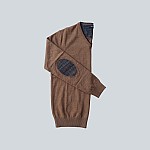 ΠΛΕΚΤΟ WOOL V NECK ΜΟΝΟΧΡΩΜΟ