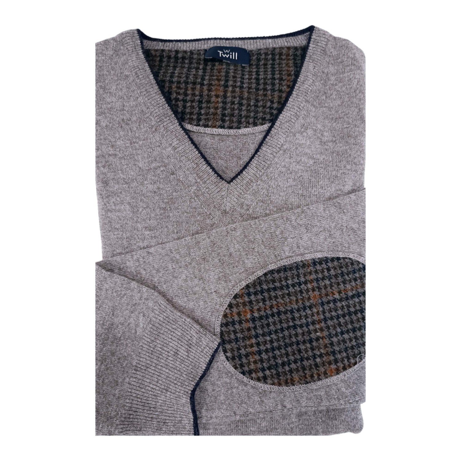 ΠΛΕΚΤΟ WOOL V NECK ΜΟΝΟΧΡΩΜΟ