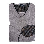 ΠΛΕΚΤΟ WOOL V NECK ΜΟΝΟΧΡΩΜΟ