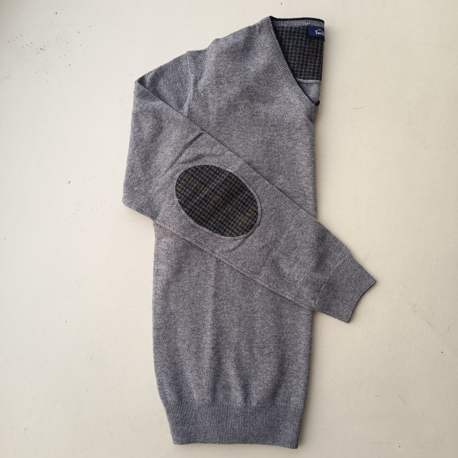 ΠΛΕΚΤΟ WOOL V NECK ΜΟΝΟΧΡΩΜΟ