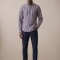 Ανδρικό Ριγέ Πουκάμισο με Γιακά Button-Down FYNCH-HATTON