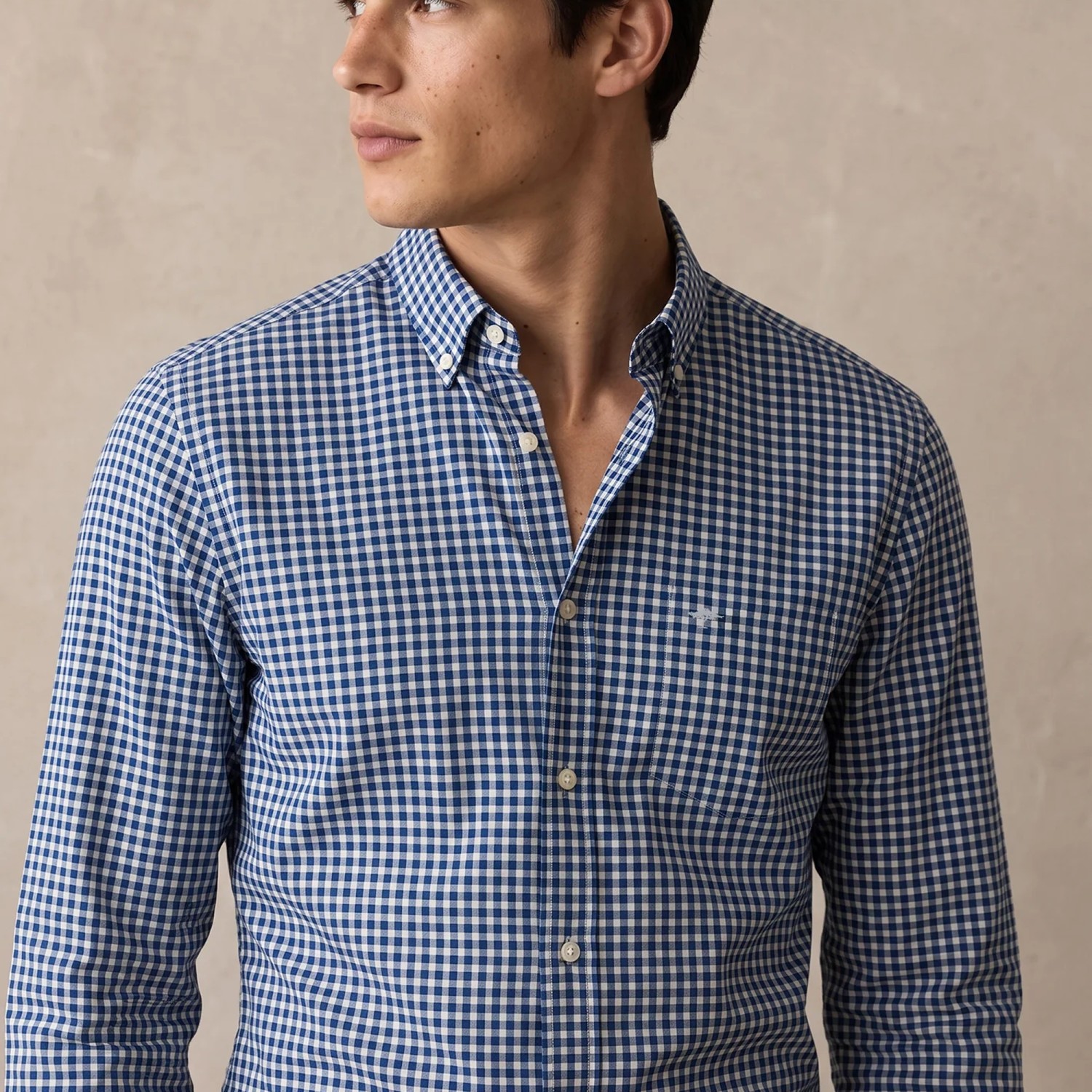 Ανδρικό Καρό Πουκάμισο Supersoft Cotton FYNCH-HATTON