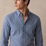 Ανδρικό Καρό Πουκάμισο Supersoft Cotton FYNCH-HATTON
