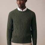 Ανδρικό Πλεκτό Πουλόβερ με Σχέδιο Cable Knit FYNCH-HATTON