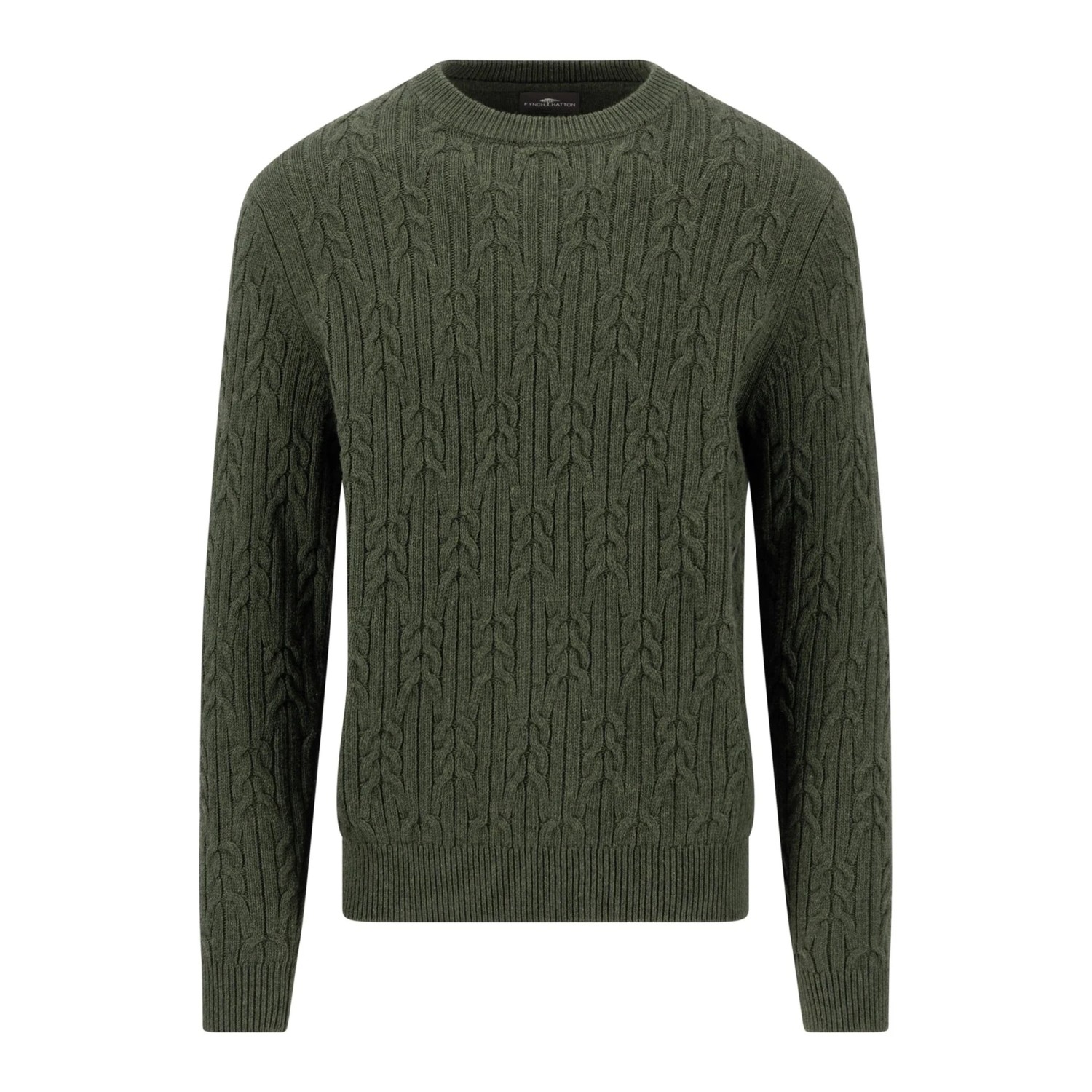 Ανδρικό Πλεκτό Πουλόβερ με Σχέδιο Cable Knit FYNCH-HATTON