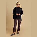 Γυναικεία Μπλούζα Μακρύ Μανίκι με Oversized Γραμμή ATTRATTIVO
