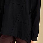 Γυναικεία Μπλούζα Μακρύ Μανίκι με Oversized Γραμμή ATTRATTIVO