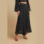 Γυναικεία Maxi Φούστα Πλισέ με Floral Print ATTRATTIVO Γυναικεία Maxi Φούστα Πλισέ με Floral Print ATTRATTIVO