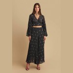 Γυναικεία Maxi Φούστα Πλισέ με Floral Print ATTRATTIVO Γυναικεία Maxi Φούστα Πλισέ με Floral Print ATTRATTIVO