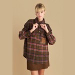 Γυναικείο Oversized Πουκάμισο Καρό με Τσέπες ATTRATTIVO