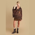 Γυναικείο Oversized Πουκάμισο Καρό με Τσέπες ATTRATTIVO