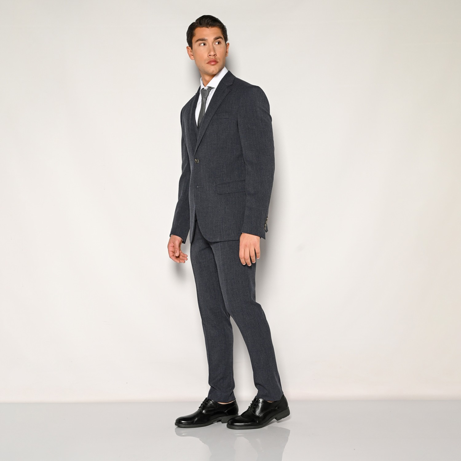 Unisex Κοστούμι Τριπλό σε Στενή Γραμμή SOGO Unisex Κοστούμι Τριπλό σε Στενή Γραμμή SOGO