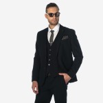 Unisex Κοστούμι Τριών Τεμαχίων σε Slim Γραμμή SOGO
