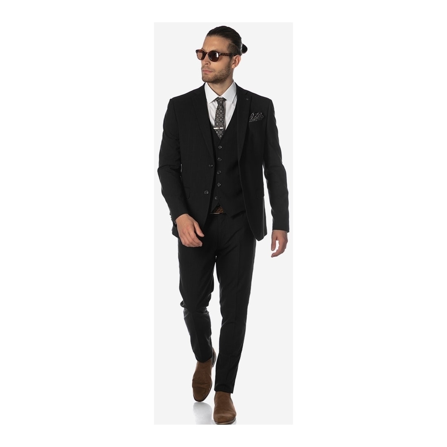 Unisex Κοστούμι Τριών Τεμαχίων σε Slim Γραμμή SOGO