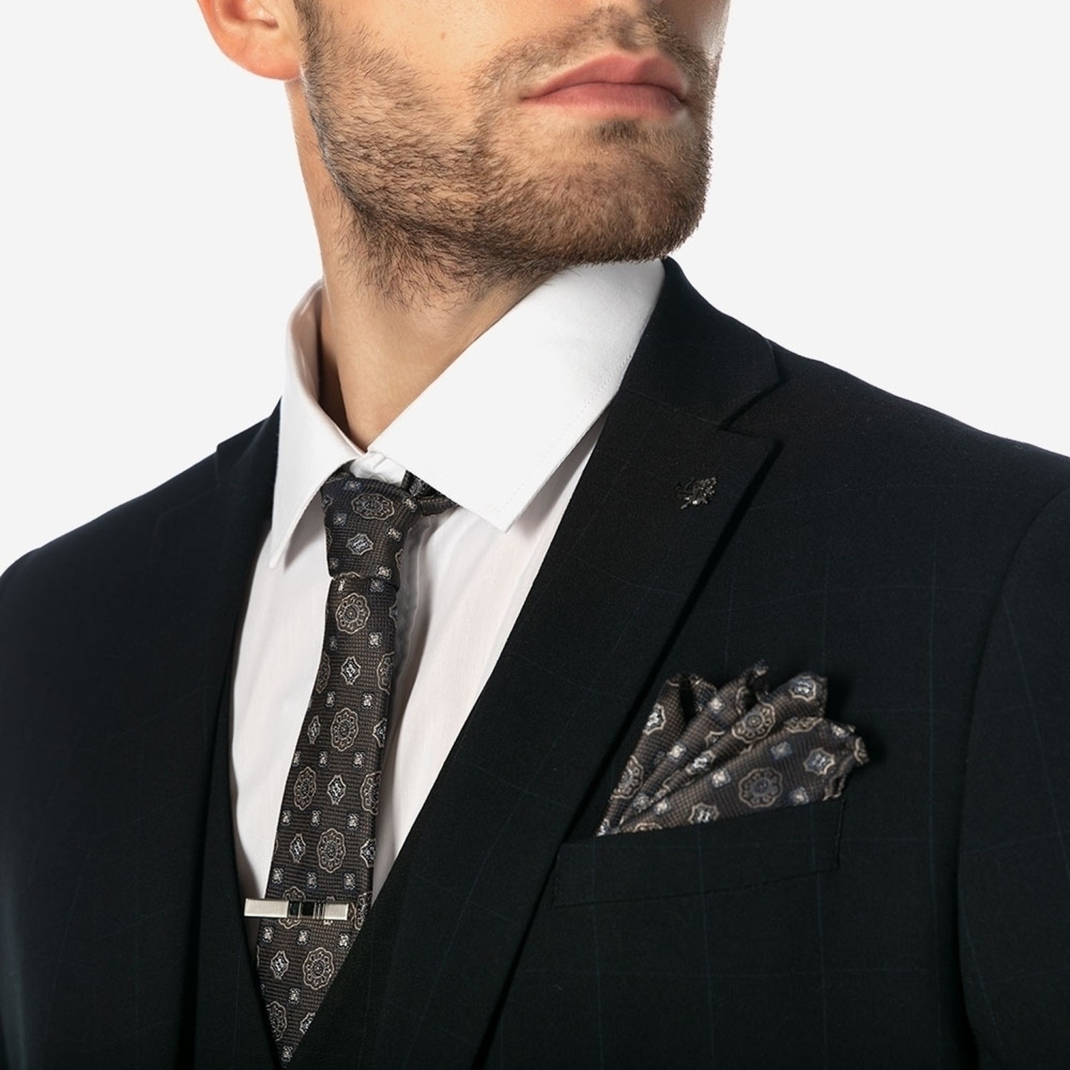 Unisex Κοστούμι Τριών Τεμαχίων σε Slim Γραμμή SOGO