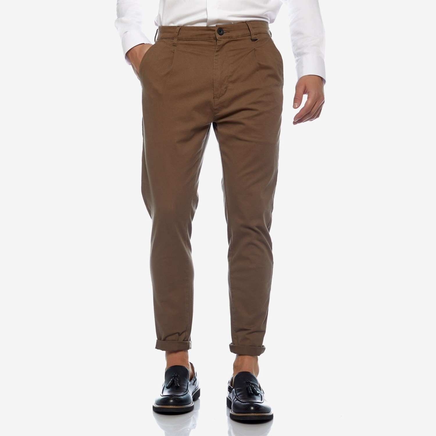 Unisex Βαμβακερό Παντελόνι Chino BROKERS Unisex Βαμβακερό Παντελόνι Chino BROKERS