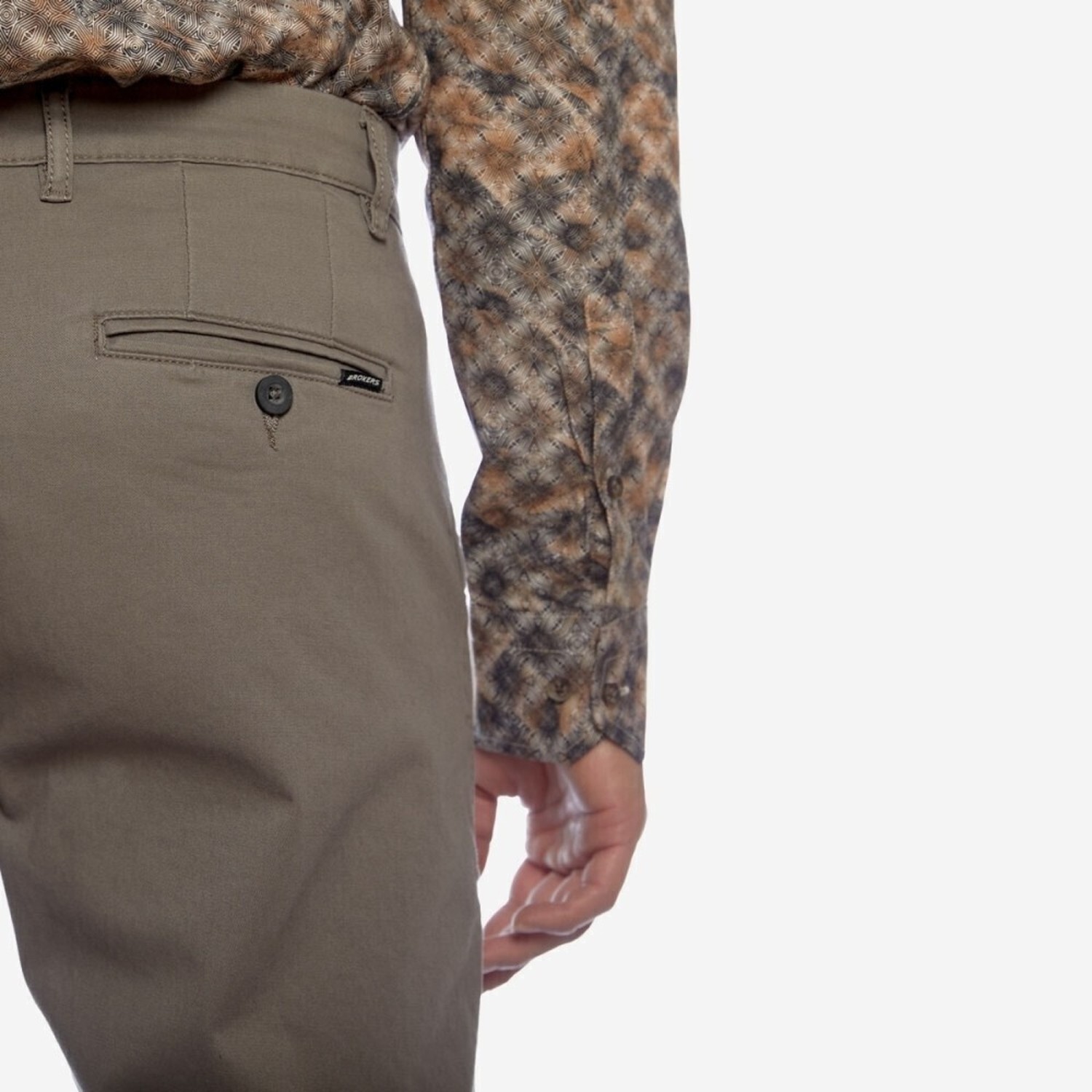 Unisex Βαμβακερό Παντελόνι Chino BROKERS Unisex Βαμβακερό Παντελόνι Chino BROKERS