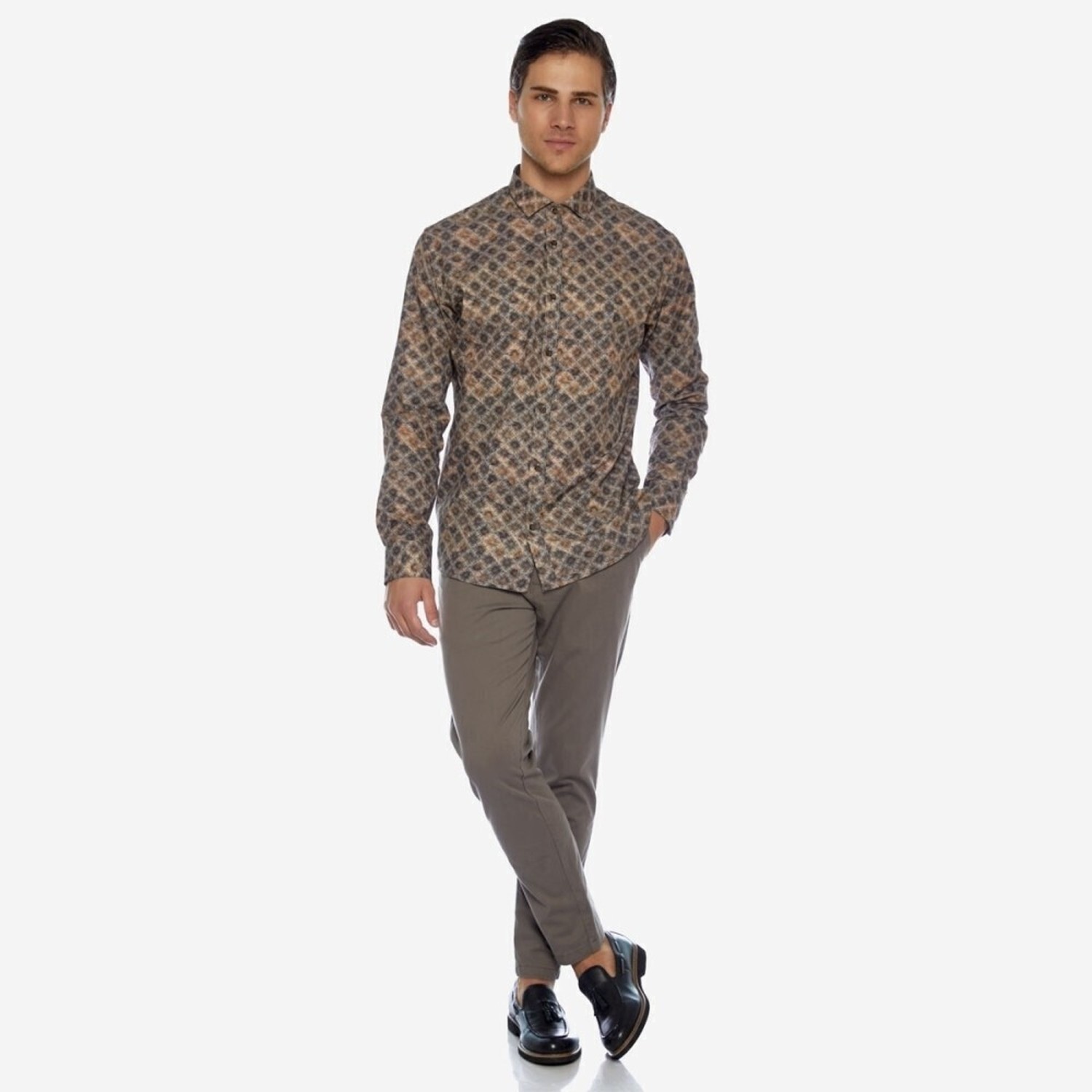 Unisex Βαμβακερό Παντελόνι Chino BROKERS Unisex Βαμβακερό Παντελόνι Chino BROKERS