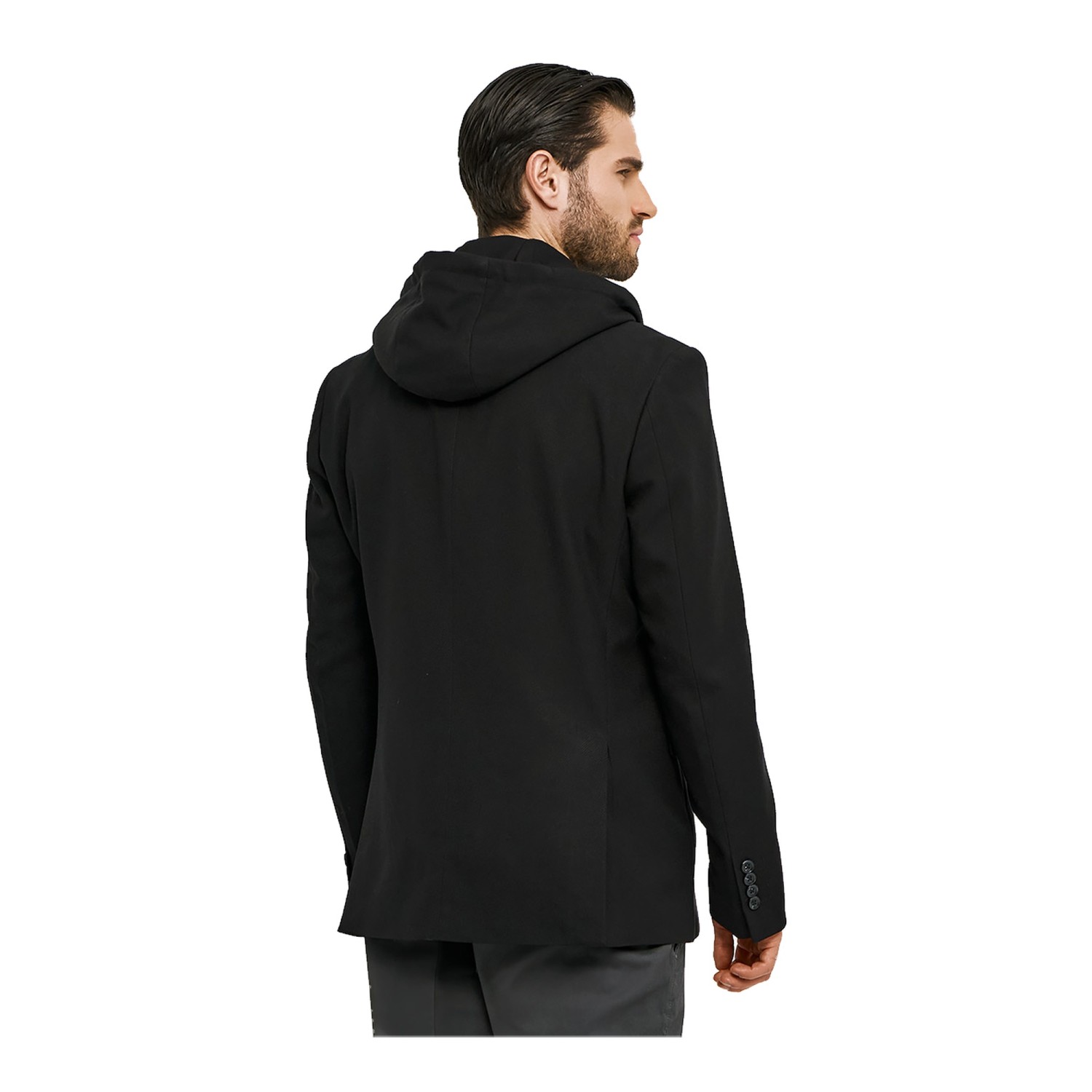 Unisex Σακάκι Slim Γραμμής με Κουκούλα SOGO Unisex Σακάκι Slim Γραμμής με Κουκούλα SOGO