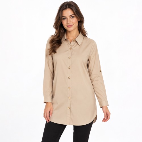 Γυναικείο Σατέν Πουκάμισο Oversized CAVALIERI