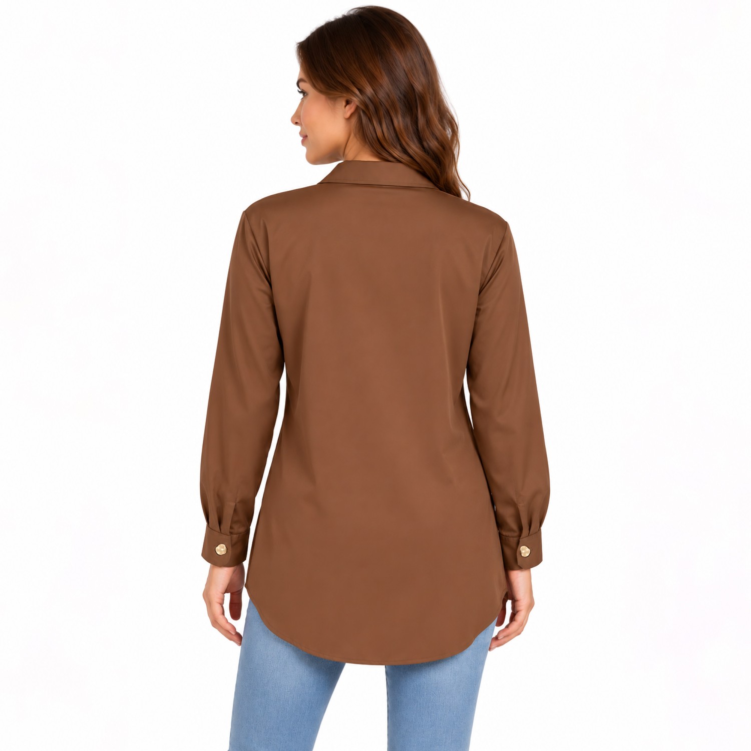 Γυναικείο Σατέν Πουκάμισο Oversized CAVALIERI