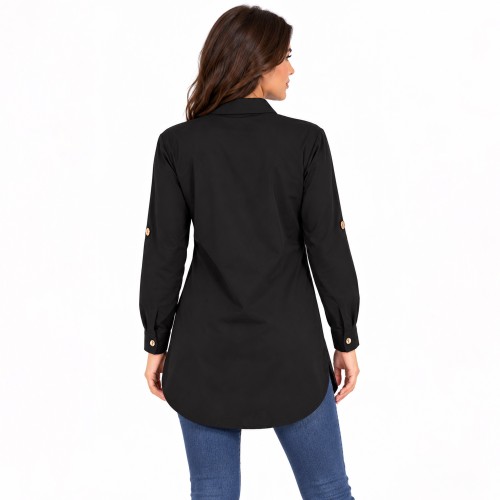 Γυναικείο Σατέν Πουκάμισο Oversized CAVALIERI Γυναικείο Σατέν Πουκάμισο Oversized CAVALIERI