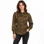 Γυναικείο Πουκάμισο Oversized με Σατέν Υφή CAVALIERI Γυναικείο Πουκάμισο Oversized με Σατέν Υφή CAVALIERI