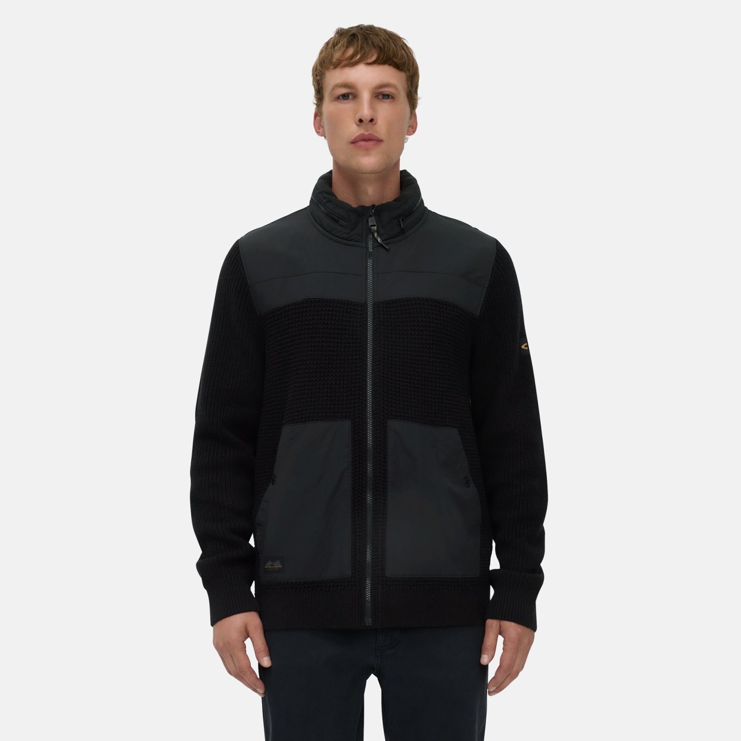 Ανδρική Πλεκτή Ζακέτα Full Zip με Τσέπες CAMEL ACTIVE
