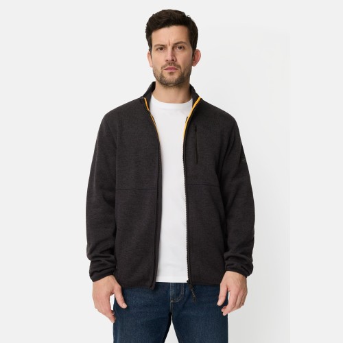 Ανδρική Πλεκτή Ζακέτα Fleece με Φερμουάρ CAMEL ACTIVE