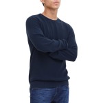 Ανδρικό Πλεκτό Πουλόβερ με Ριπ Υφή BLEND