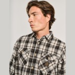 Ανδρικό Πουκάμισο Overshirt Καρό ACE STAFF