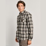 Ανδρικό Πουκάμισο Overshirt Καρό ACE STAFF