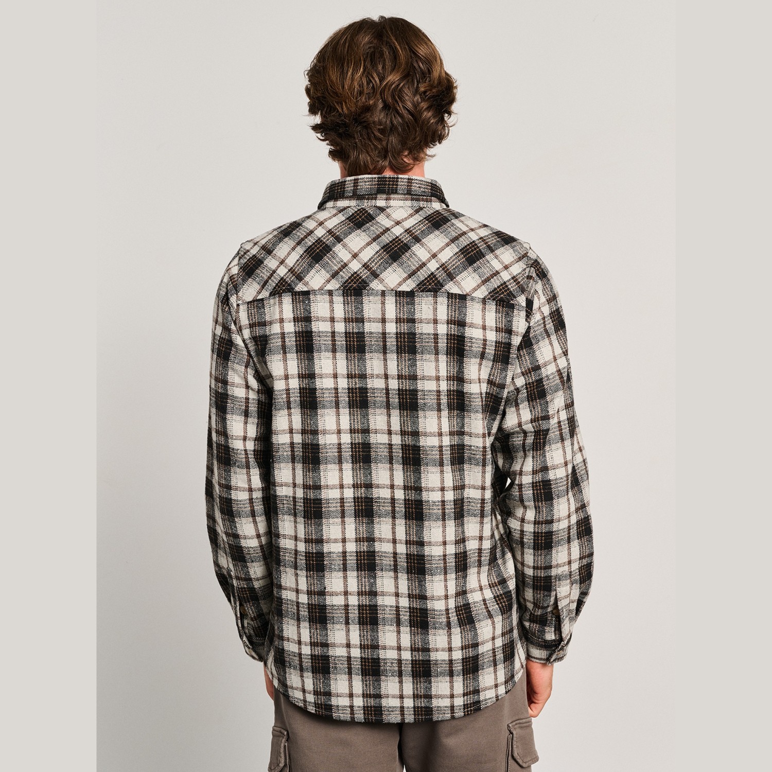 Ανδρικό Πουκάμισο Overshirt Καρό ACE STAFF