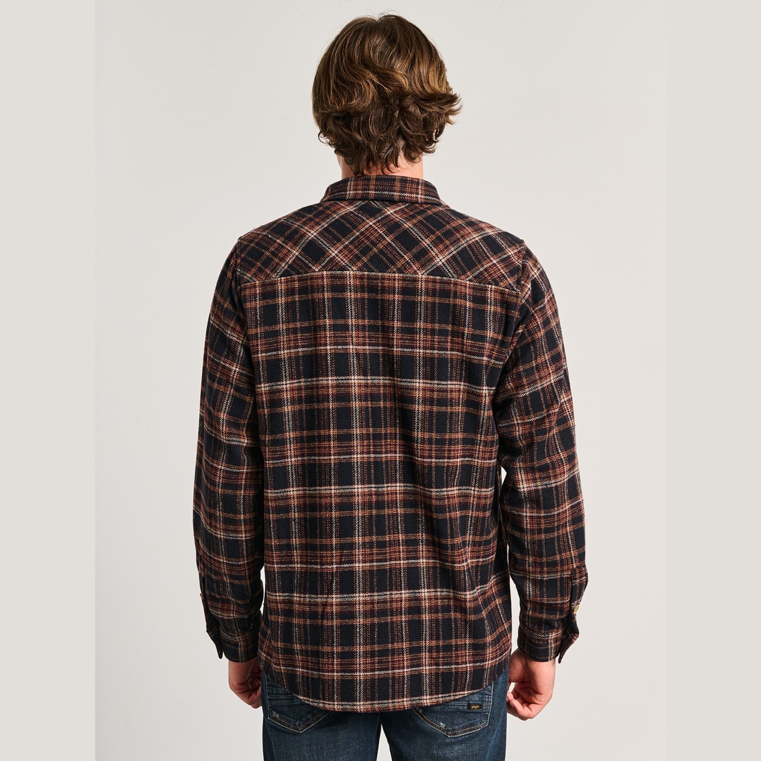 Ανδρικό Πουκάμισο Overshirt Καρό Εκτόρ STAFF