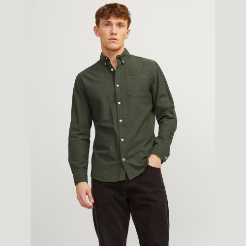 Ανδρικό Πουκάμισο Oxford με Τσέπη JACK & JONES