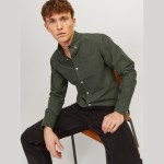 Ανδρικό Πουκάμισο Oxford με Τσέπη JACK & JONES Ανδρικό Πουκάμισο Oxford με Τσέπη JACK & JONES