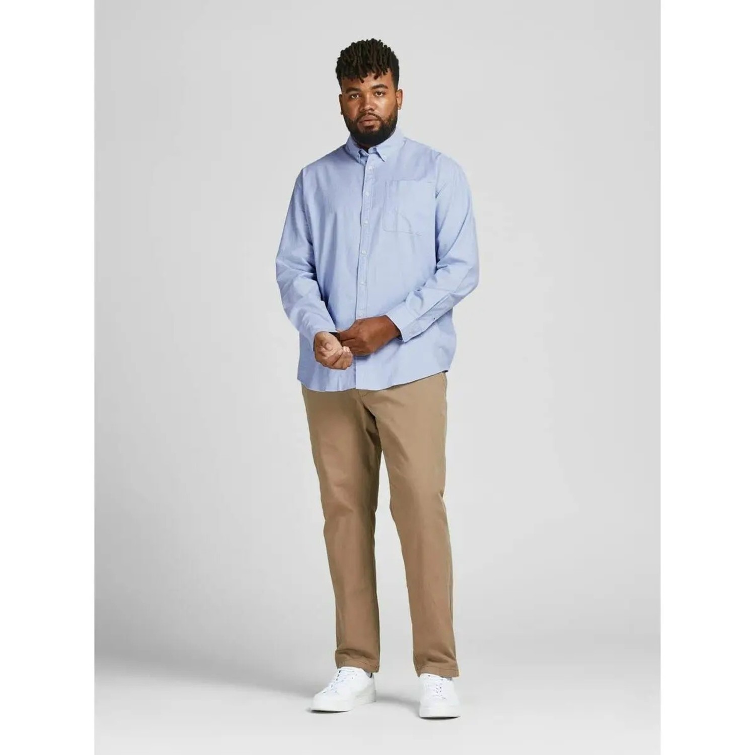 Ανδρικό Πουκάμισο Oxford με Τσέπη JACK & JONES
