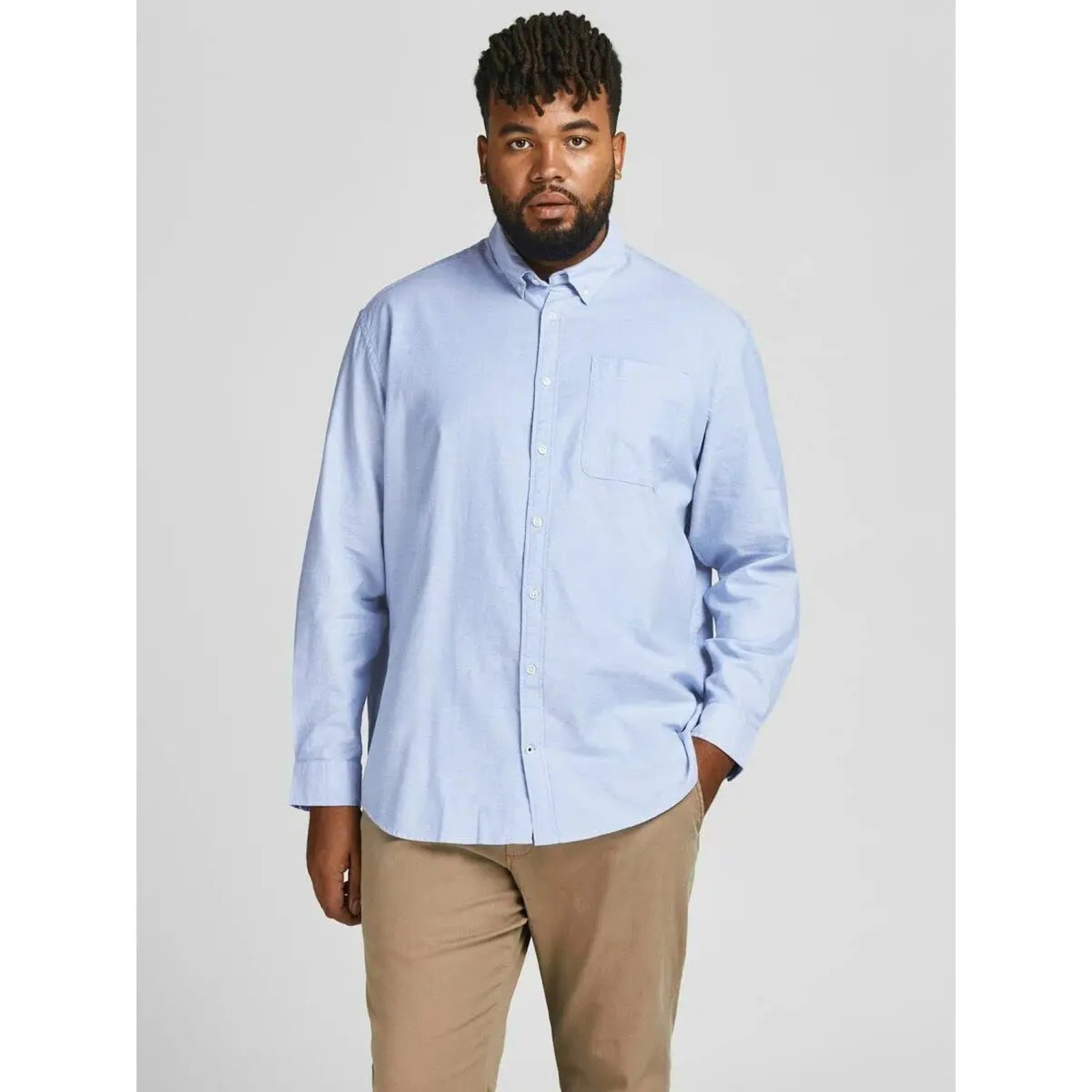 Ανδρικό Πουκάμισο Oxford με Τσέπη JACK & JONES