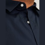 Ανδρικό Πουκάμισο Μακρυμάνικο Μονόχρωμο JACK & JONES