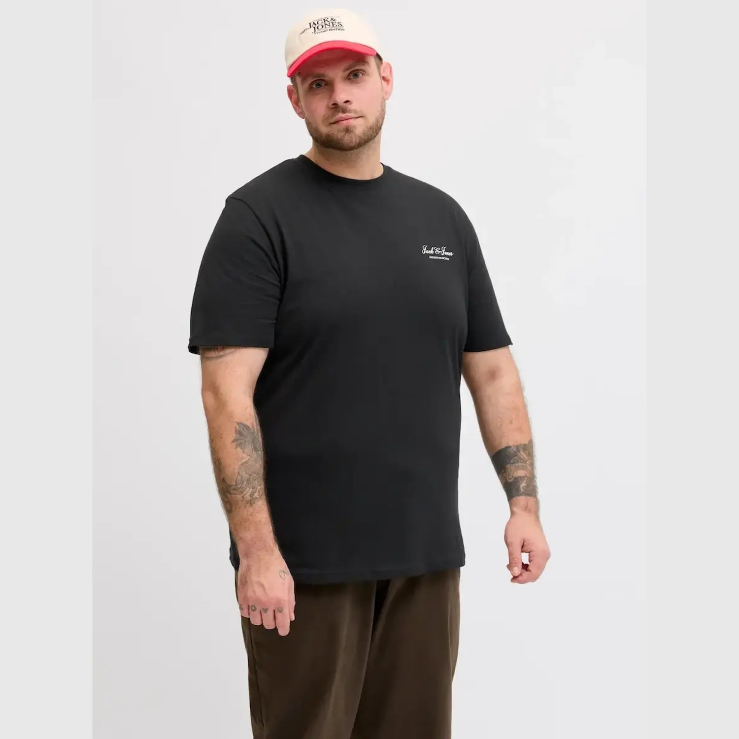 Ανδρική Κοντομάνικη Μπλούζα με Λογότυπο JACK & JONES