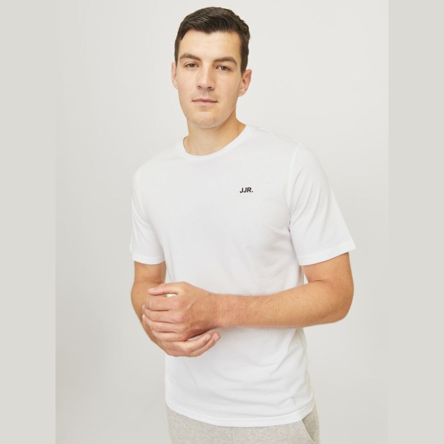 Ανδρικό Κοντομάνικο T-Shirt με Λογότυπο JJ REBEL