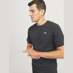 Ανδρικό Κοντομάνικο T-Shirt με Λογότυπο JJ REBEL